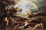Peter Paul Rubens Landscape with a Rainbow painting
